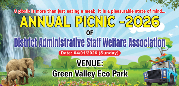 thumbnail Annual Picnic 2026 Flex Banner PSD Template 8x4 Editable Picnic